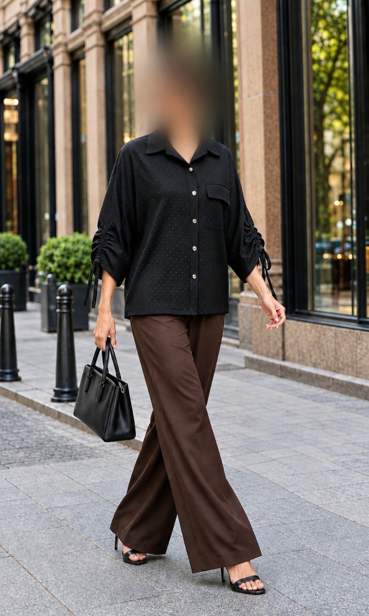 شومیز زنانه نگین دار