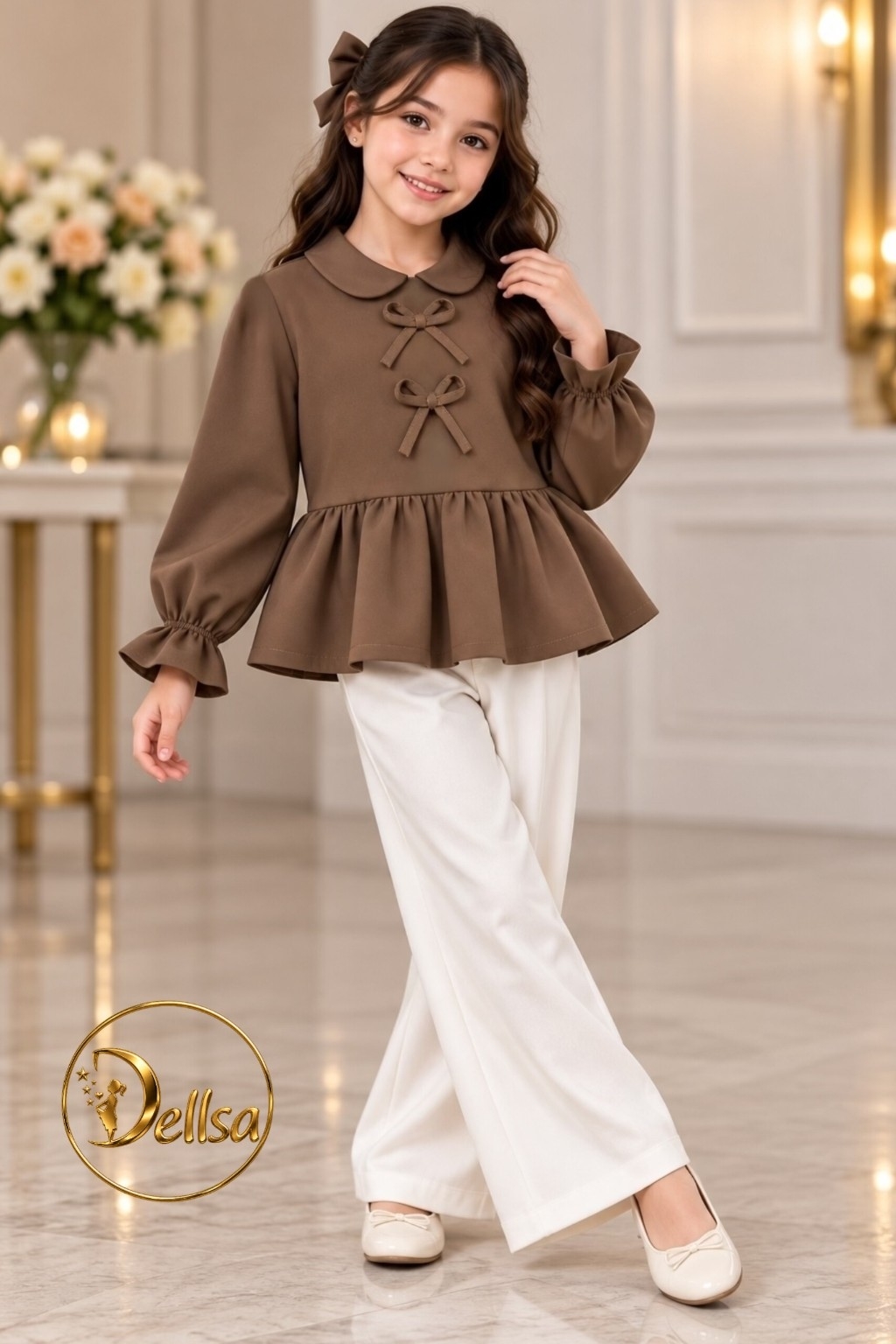  شومیز دخترانه یقه ب 