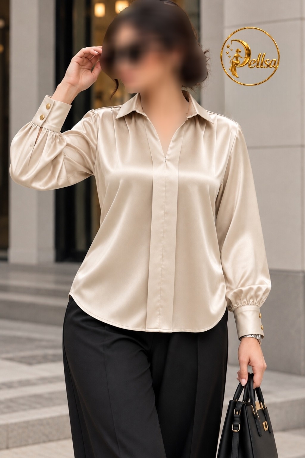  شومیز زنانه ساتن 