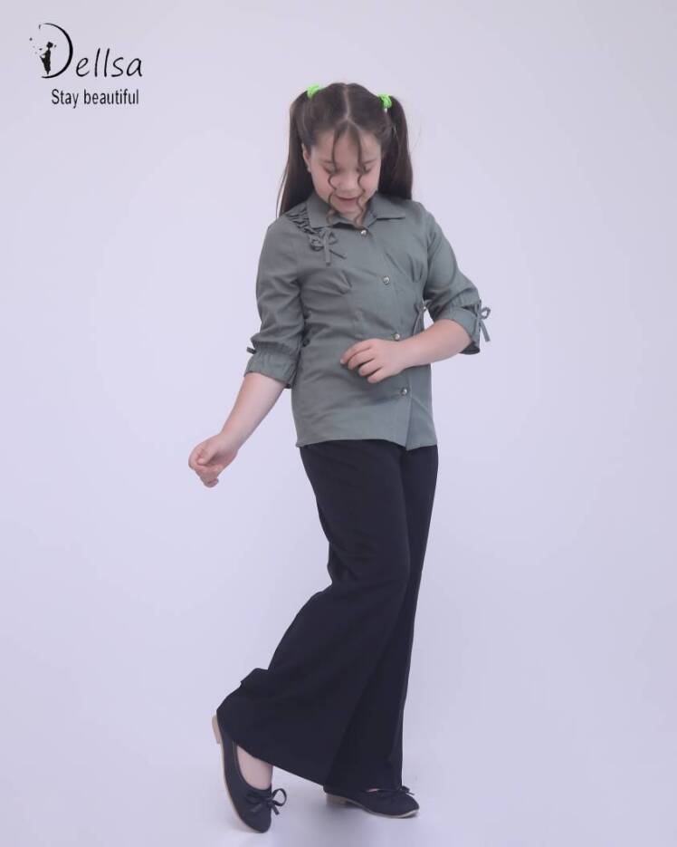 شومیز دخترانه لینن