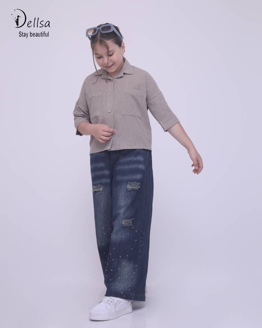  کراپ باکسی بچگانه 