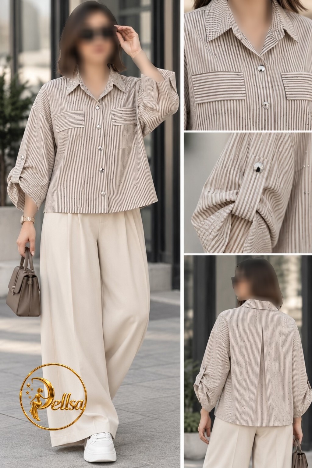  شومیز زنانه باکسی 