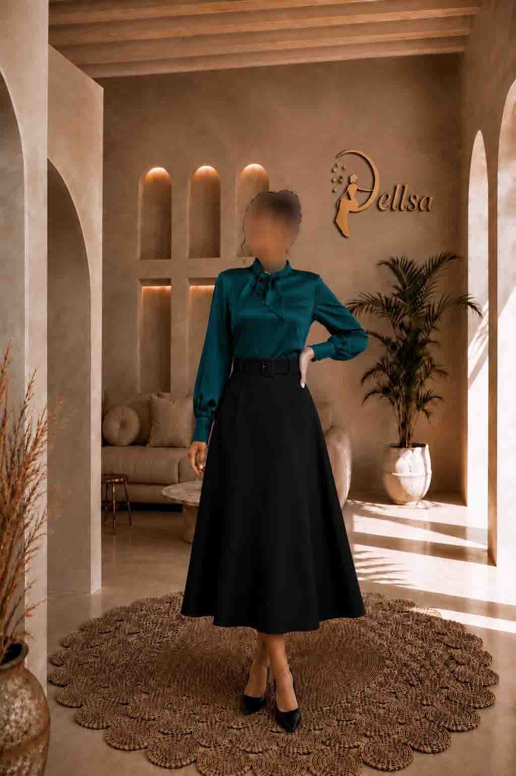  شومیز زنانه ساتن زارا 