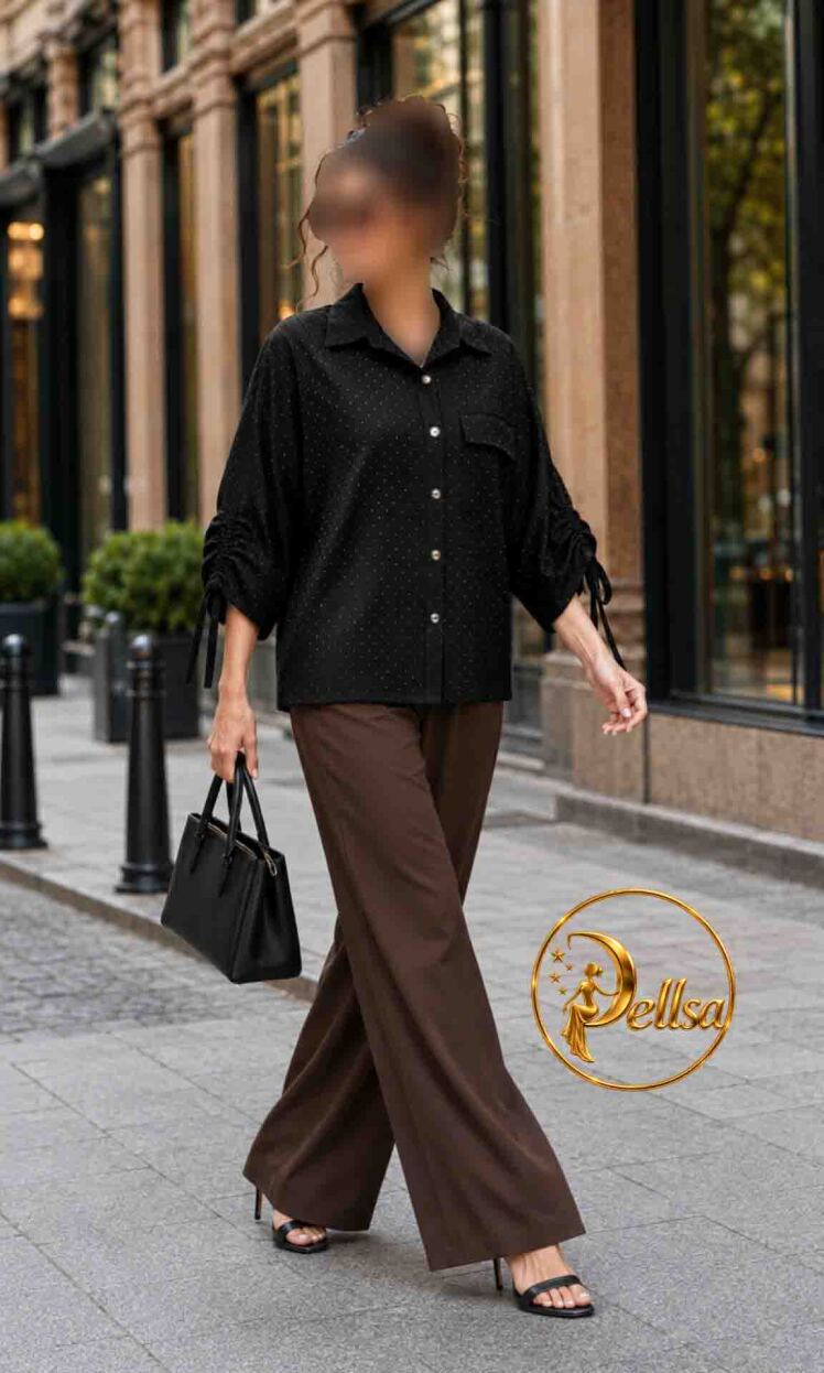 شومیز زنانه نگین دار
