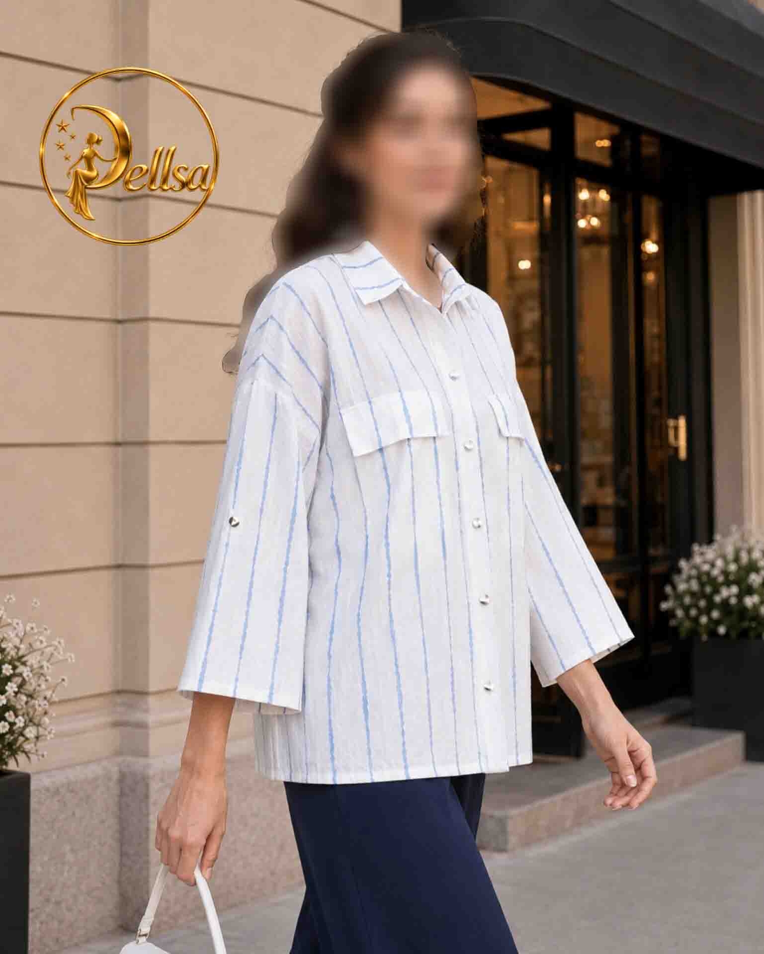  شومیز زنانه باکسی 