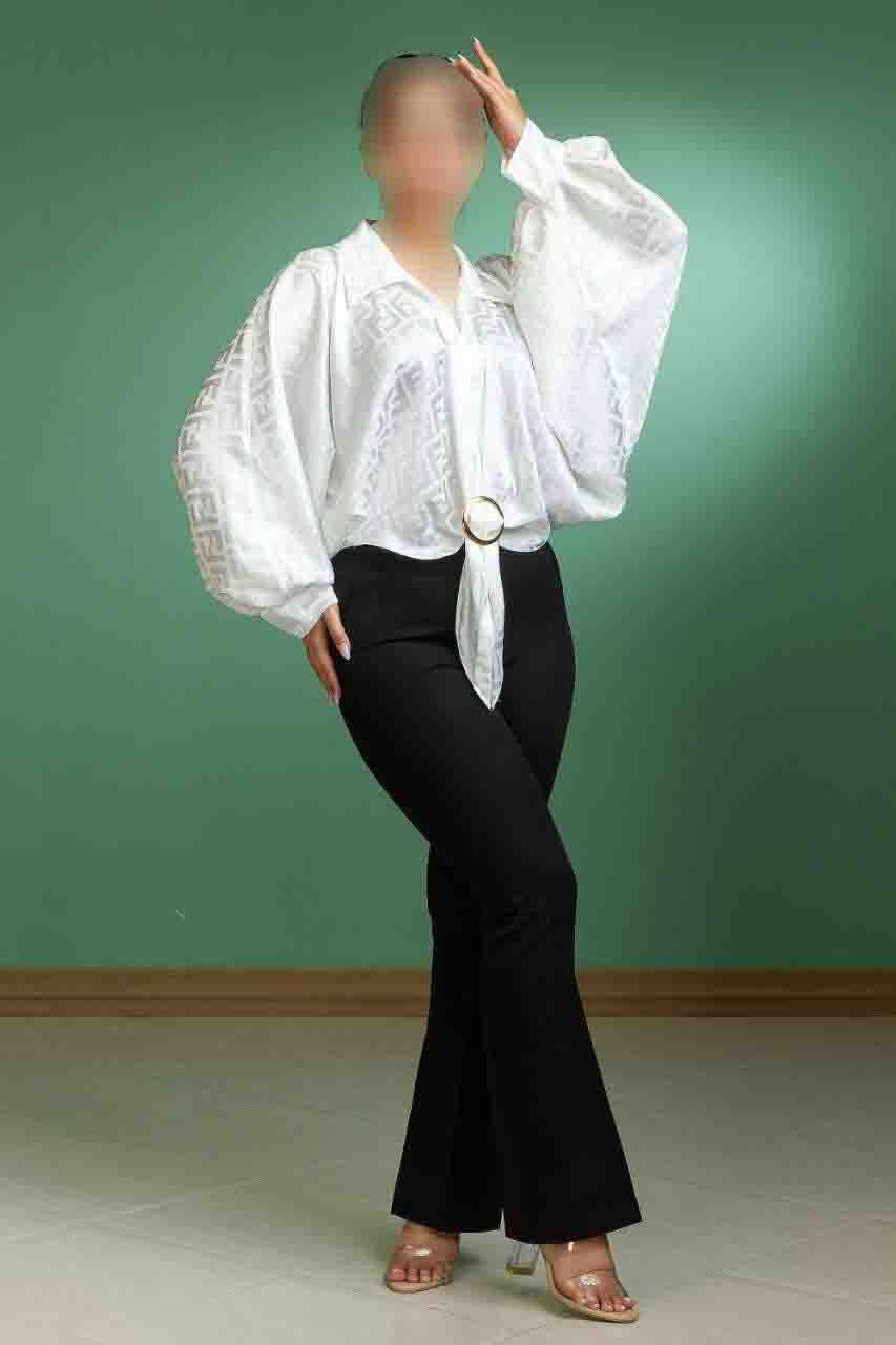  شومیز زنانه طرح فندی 