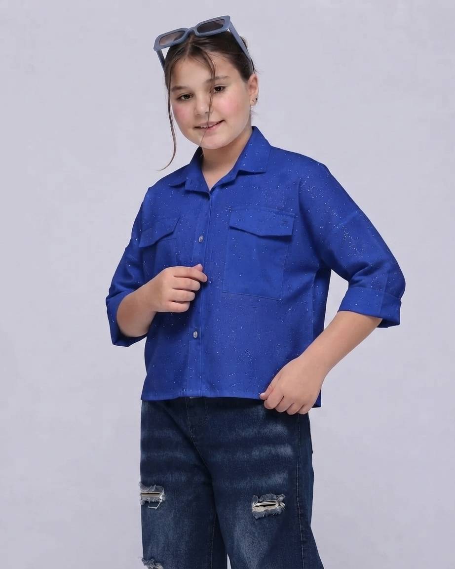  شومیز نگینی دخترانه 